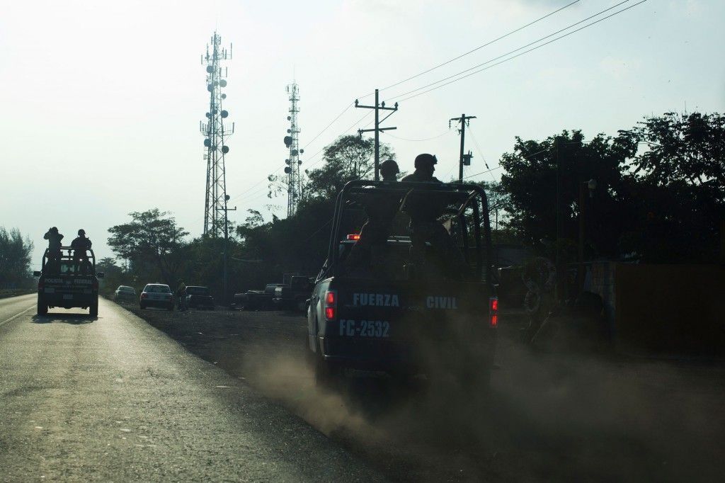 Furgón de policía de Veracruz