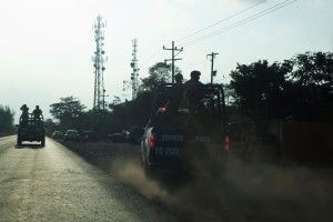 Furgón de policía de Veracruz