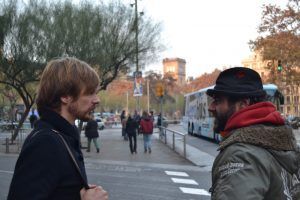 Andrew y Marcos, del proyecto #HomelessEntrepreneur