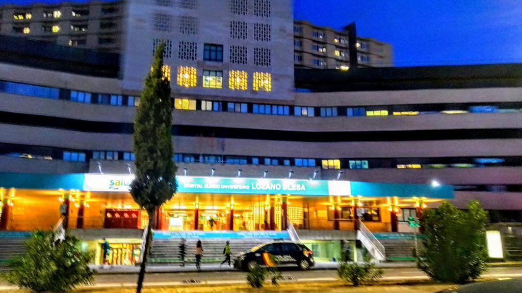 El Hospital Clínico Universitario Lozano Blesa de Zaragoza ha recibido un buen número de estudiantes de Enfermería. Fuente: Mario Segura