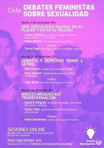 Cartel ciclo debates