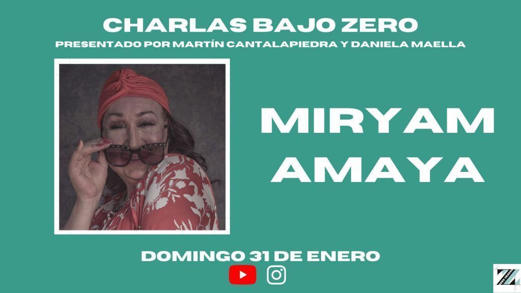 Cartel entrevista a Miryam Amaya en 'Charlas bajo zero'