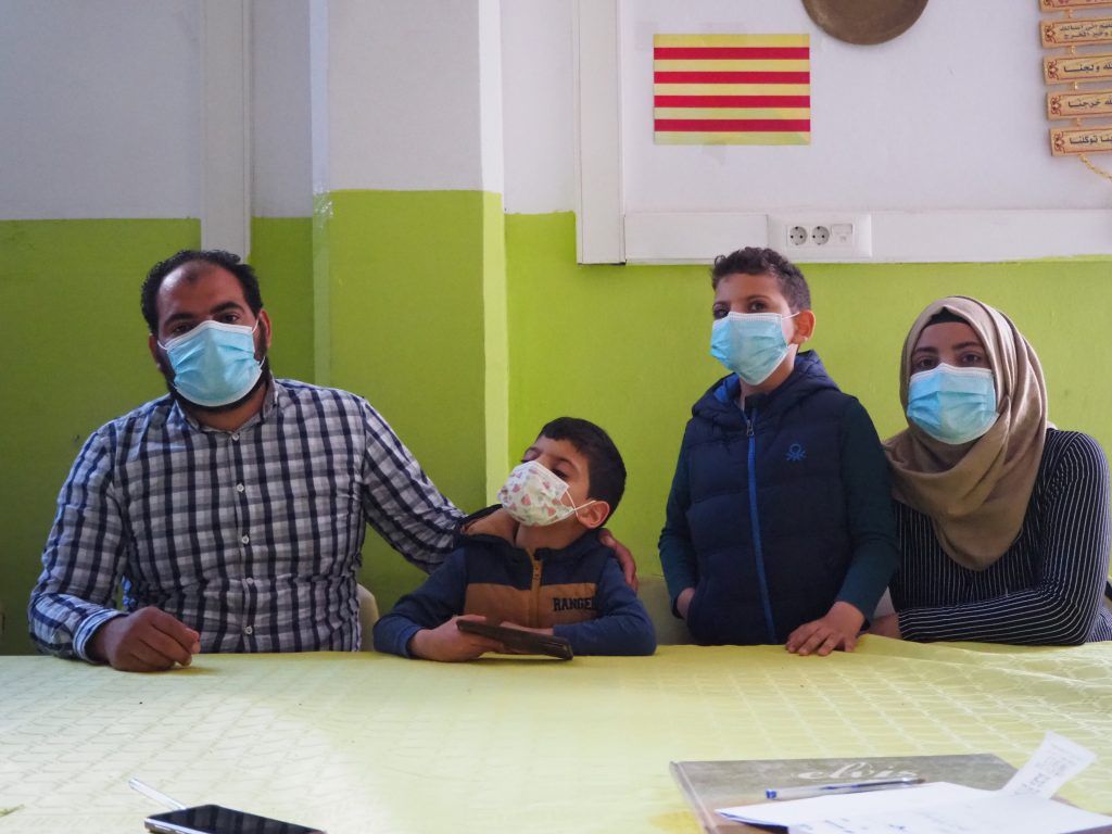 Familia refugiadas