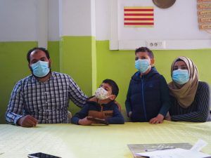 Familia refugiadas