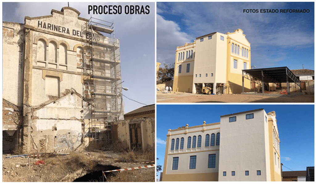 rehabilitacion harinera casetas