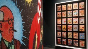 Mural Exposición Cómic CaixaForum