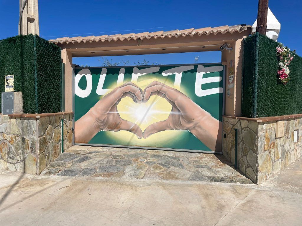 Cartel de Oliete (localidad turolense) |