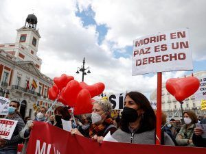 Manifestación por el derecho a la eutanasia