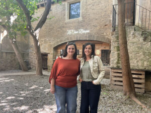 Cristina y Maripaz en La Casa Bosque
