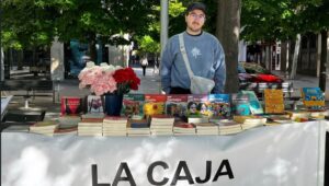 Raúl Asencio en la Feria del Libro de Zaragoza