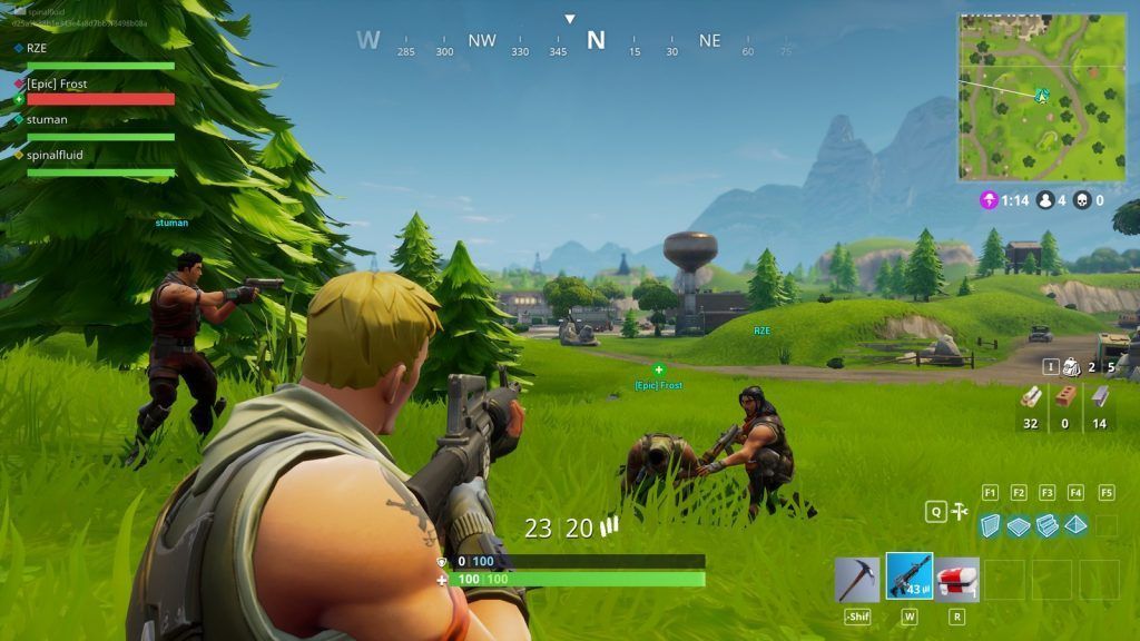 Partida de Fortnite