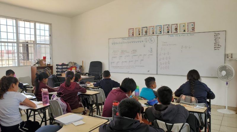 Los niños en clase