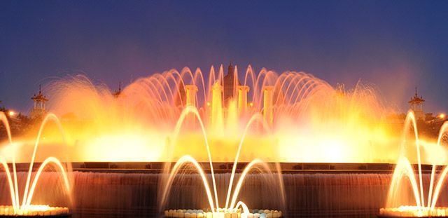 "Fuente mágica" en Barcelona